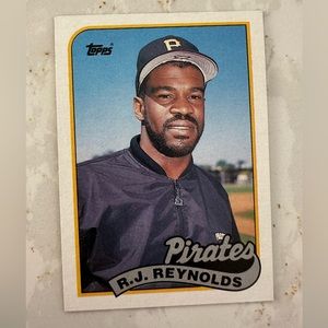 topps 1989 rj reynolds pirates baseball card